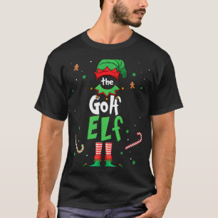 T-shirt Les Noël Des Elfes De Golf Qui Correspondent À Noë