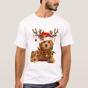 T-shirt Les noël des rennes de Goldendoodle p