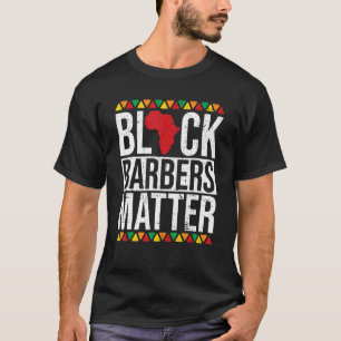 T-shirt Les Noirs-Barbiers comptent pour l'histoire noire 