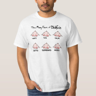 T-shirt Les nombreux visages de Blobfish