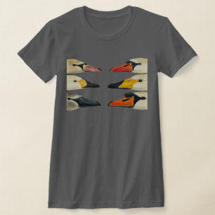 T-shirt Les nombreux visages d'oiseaux d'un cygne