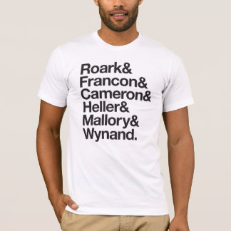 T-shirt Les noms de famille de source