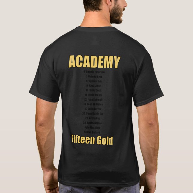 T-shirt les noms soutiennent dessus (Dos)
