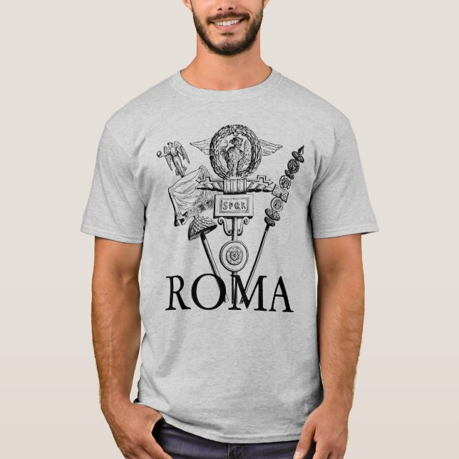 T-shirt Les normes romaines (2 dégrossis) (Devant)