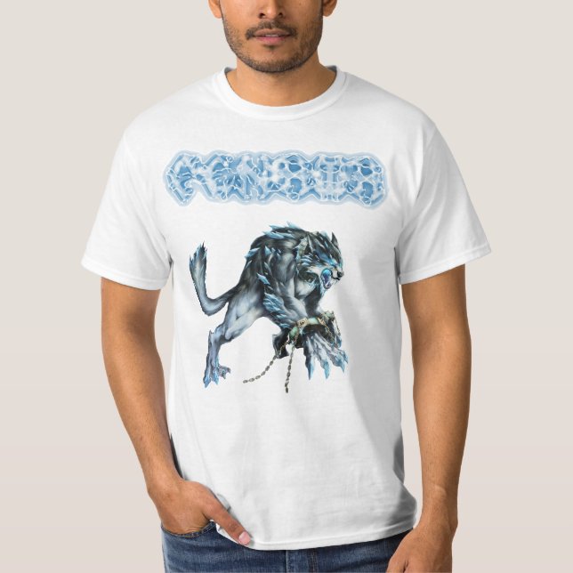 T-shirt Les norses de Dieu de loup de Fenrir (Devant)