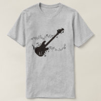 Les notes de guitare électrique et de musique ont