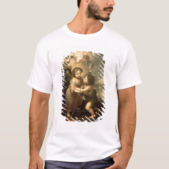 T-shirt Les nourrissons le Christ et Jean-Baptist (Devant)