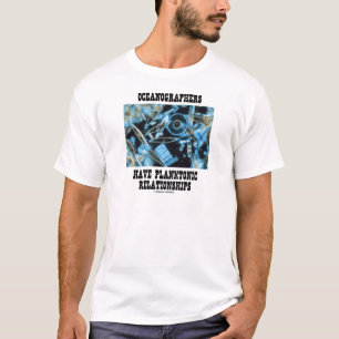 T-shirt Les océanographes ont des rapports planctoniques