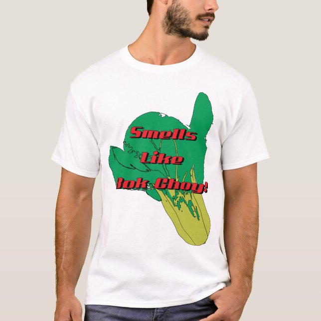 T-shirt Les odeurs aiment le bok choy (Devant)