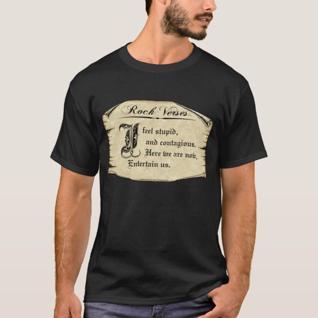 T-shirt Les "odeurs aiment l'esprit de l'adolescence " (Devant)