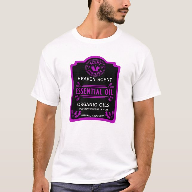 T-shirt Les odeurs essentielles d'huile (Devant)