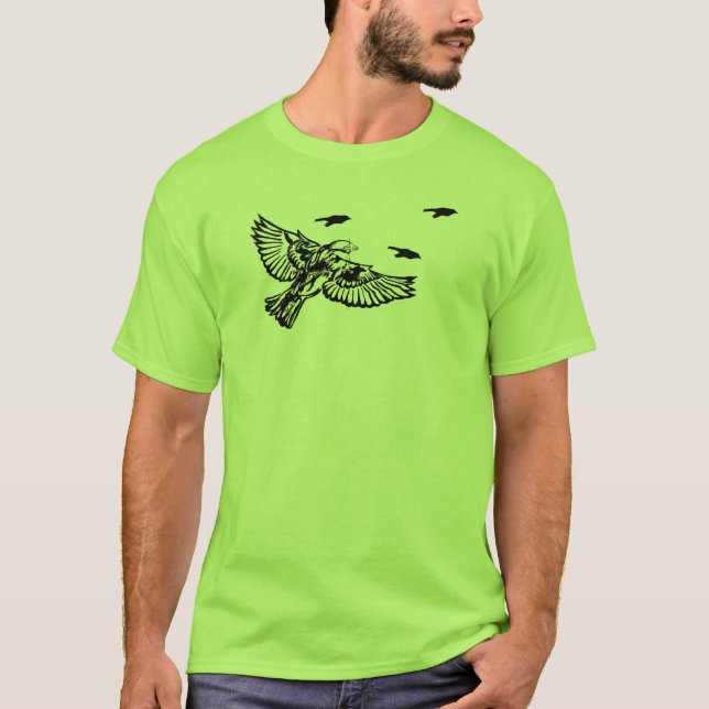 T-shirt les oiseaux (Devant)