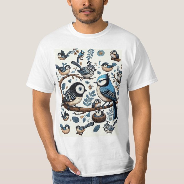 T-shirt Les oiseaux dangereux (Devant)