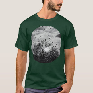 T-shirt Les oiseaux dansent dans le cadeau au soleil