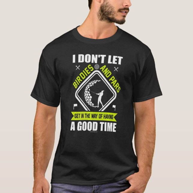 T-shirt Les Oiseaux De Golf Et Les Parents (Devant)