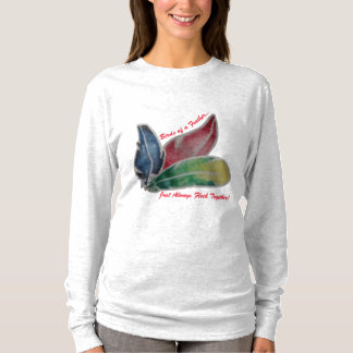 T-shirt Les oiseaux d'une plume se rassemblent toujours