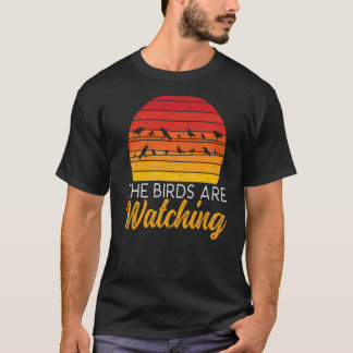 T-shirt Les Oiseaux observent la théorie du complot des oi