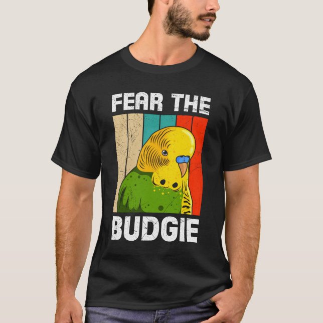 T-shirt Les oiseaux perruches craignent le propriétaire de (Devant)