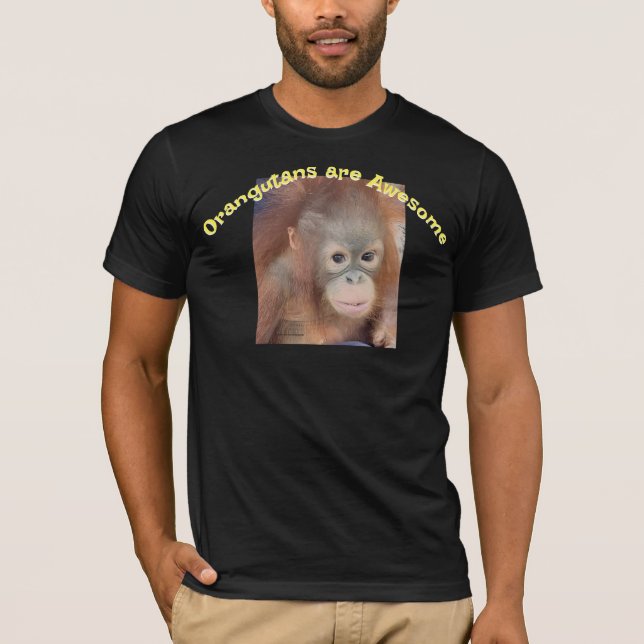 T-shirt Les Orangutans sont géniaux (Devant)