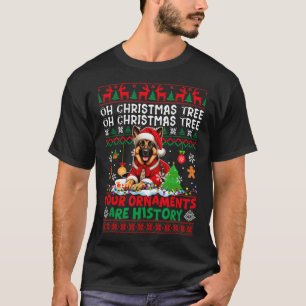 T-shirt Les ornements d'arbre de Noël sont histoire Sweate
