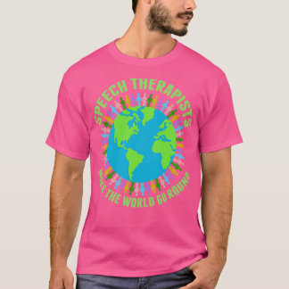 T-shirt Les orthophonistes font tourner le monde