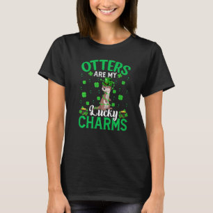 T-shirt Les Otter Drôle Sont Mes Chances Lucky Otter St Pa