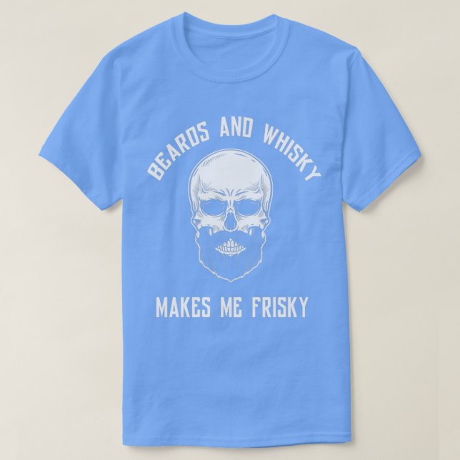 T-shirt Les ours et le whisky me rend frisky (Design devant)