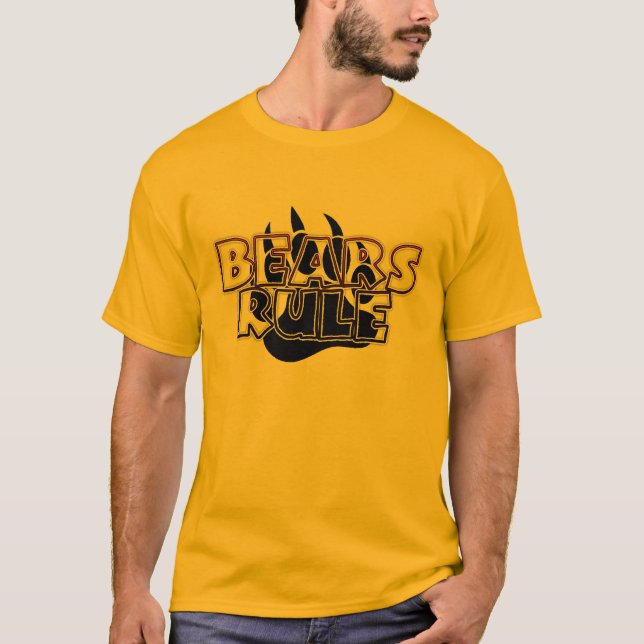 T-shirt Les ours règnent BEAR PAW (Devant)