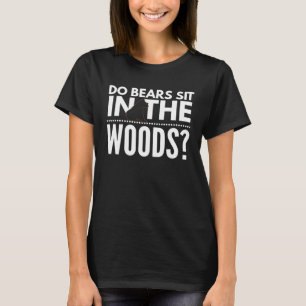 T-shirt Les Ours S'Asseoir Dans Les Bois