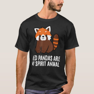 T-shirt Les Pandas Rouges Sont Mon Esprit Animal Mignonne
