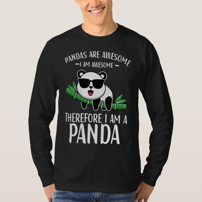 T-shirt Les Pandas Sont Des Ours De Panda Pour Les Enfants (Devant)