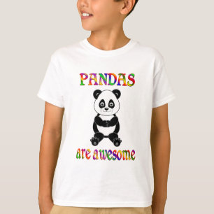 T-shirt Les pandas sont impressionnants