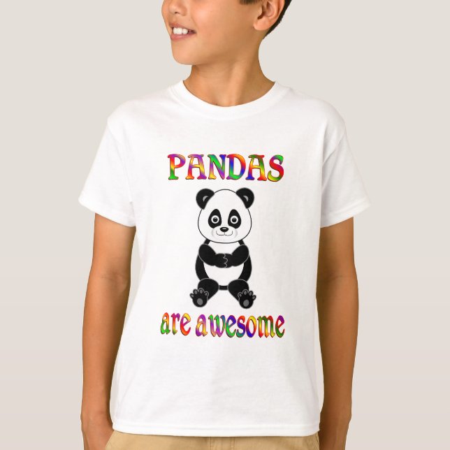 T-shirt Les pandas sont impressionnants (Devant)