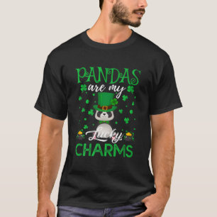 T-shirt Les pandas sont mes porte-bonheur St Patrick'S Day