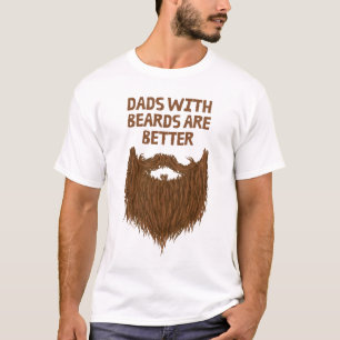 T-shirt Les papas avec barbe sont meilleurs