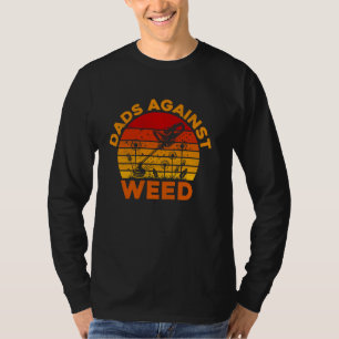 T-shirt Les papas contre l'entretien de la pelouse de mauv
