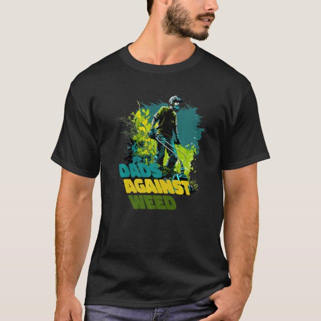 T-shirt Les papas contre les mauvaises herbes Funny Premiu (Devant)