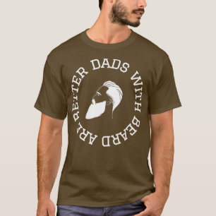 T-shirt Les papas cool ont la barbe 4