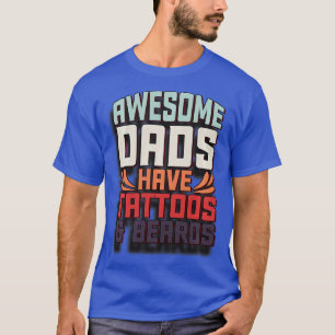 T-shirt Les papas géniaux ont des oreilles attoos Fête des