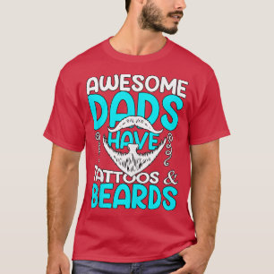 T-shirt Les papas géniaux ont des oreilles attoos Fête des