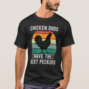T-shirt Les papas poulets drôles ont les meilleurs becs Po