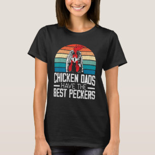 T-shirt Les papas poulets ont les meilleurs becs Papa ferm