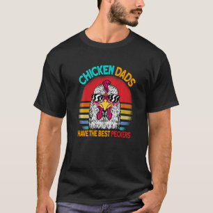 T-shirt les papas poulets ont les meilleurs becs vintage p