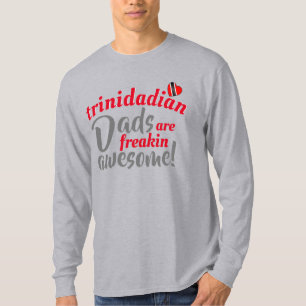 T-shirt Les papas trinidadiens sont carrément géniaux