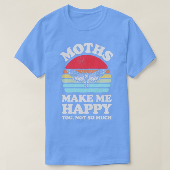 T-shirt Les papilles me rendent heureux Sunset Retro pour  (Design devant)