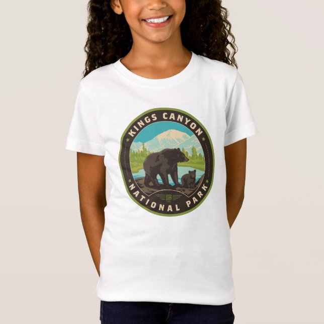 T-Shirt Les parcs nationaux du Kings Canyon (Devant)