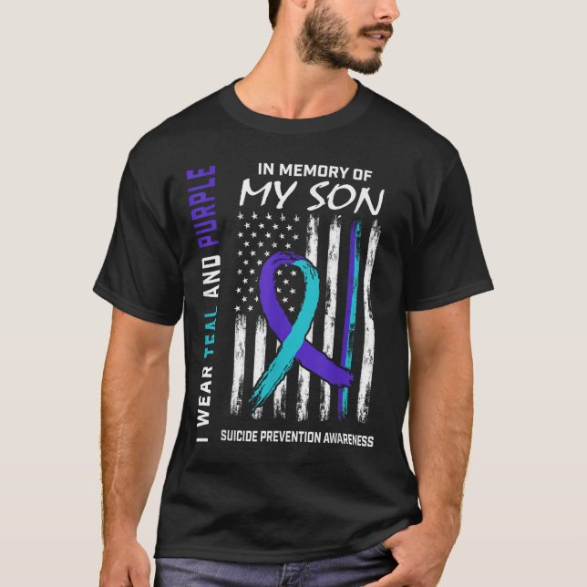 T-shirt Les Parents En Mémoire Du Fils Sensibilisation Au  (Devant)
