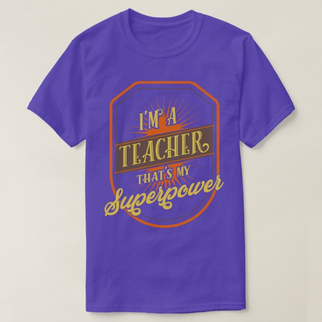 T-shirt Les paroles de l'enseignant (Design devant)