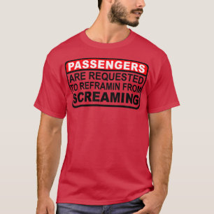 T-shirt Les passagers sont demandés