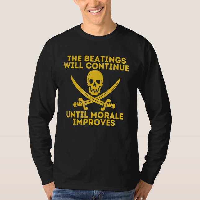 T-shirt Les Passages Se Poursuivront Jusqu'À Ce Que Le Mor (Devant)